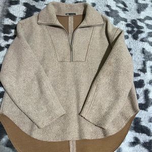 Oversized sweater jacket